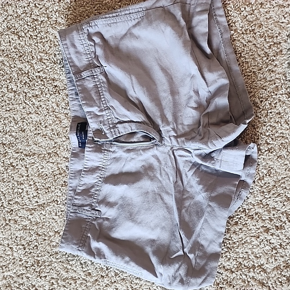 Banana Republic Grey Linen Shorts
